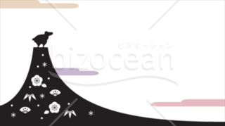 山の上に羊が登っているクールな影のイラスト Bizocean ビズオーシャン