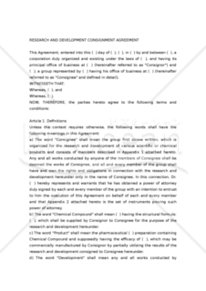 【和・英対訳】委託契約書(研究開発)(4a024)／RESEARCH AND DEVELOPMENT CONSIGNMENT AGREEMENT